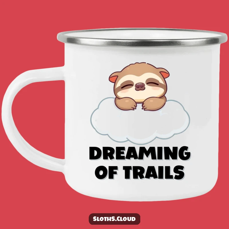 Funny Sloth Cloud Nap Camping Mug - Relaxing Outdoors Funny Gift