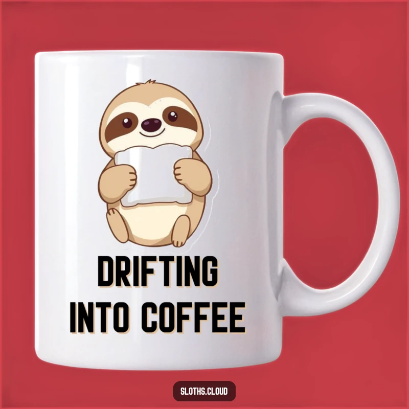 Funny Sloth Pillow Drift Mug: Hilarious Sleepy Comfort Gift