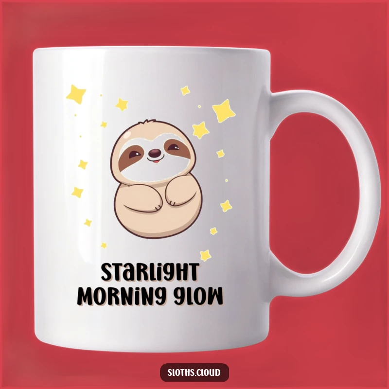Funny Kawaii Sloth Starry Float Mug: Serene Dream Gift