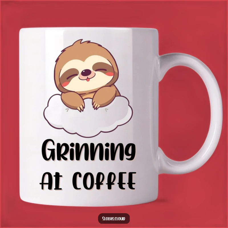 Funny Sleepy Sloth Grin Mug: Hilarious Gift for Ultimate Relaxation