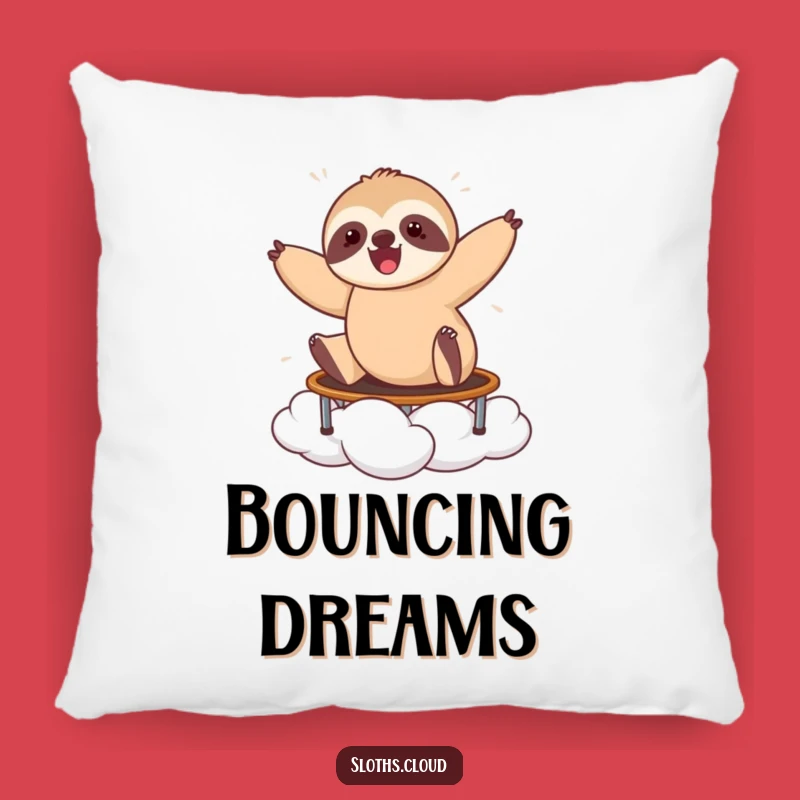 Funny Bouncing Sloth Pillow: Plush Fun, Ideal Funny Gift for Energy