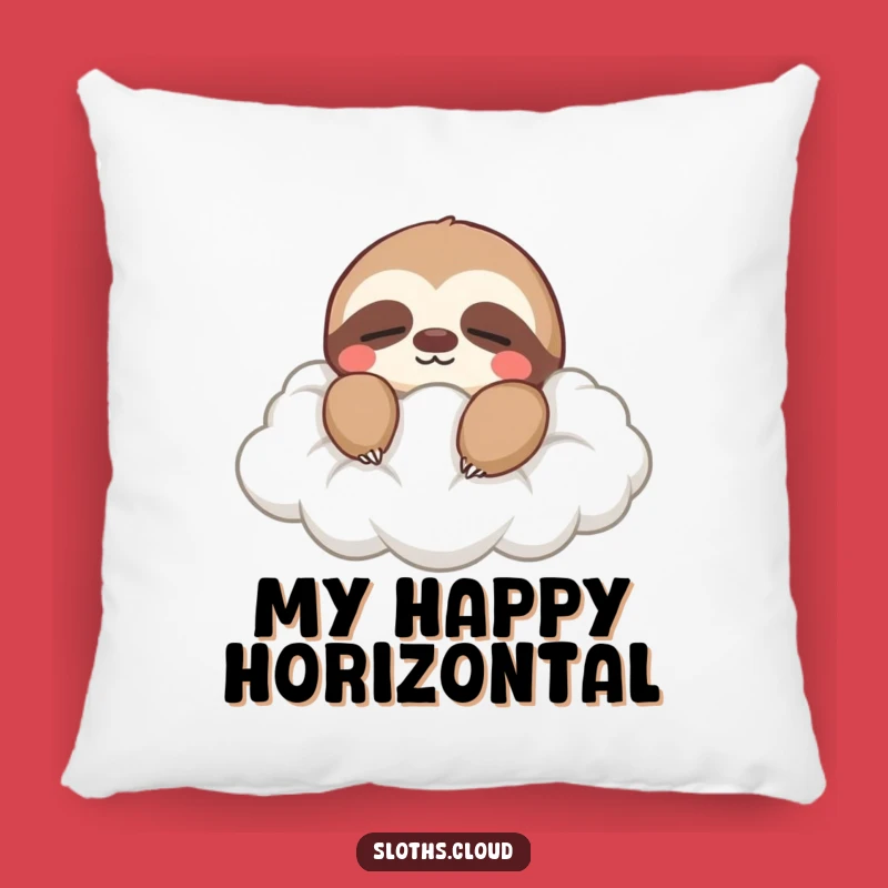 Funny Peaceful Sloth Pillow: Dreamy Comfort, Ideal Funny Gift for Relaxation