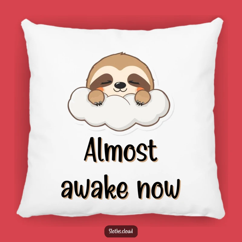 Funny Sleepy Sloth Pillow: Soft Comfort, Ideal Funny Gift for Naps