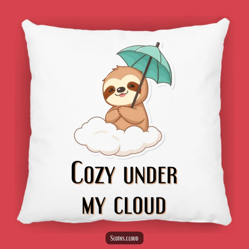 Funny Sloth Umbrella Pillow: Cozy Cloud Protection, Perfect Comfy Quirky Gift