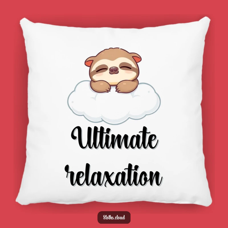 Funny Sloth Cloud Nap Pillow - Cozy & Dreamy Funny Gift