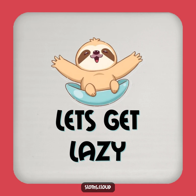 Funny Float Coaster - Sloth Arms Spread Drink Protector for Humorous Tables