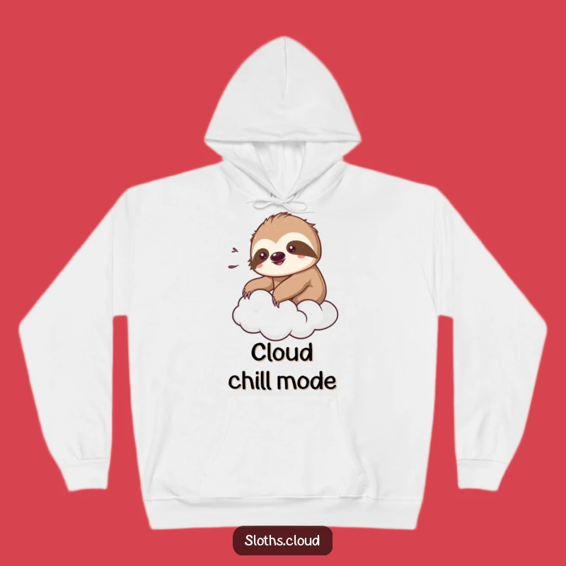 Cozy Funny Kawaii Sloth Breeze Hoodie: Warm Cloud Comfort Gift