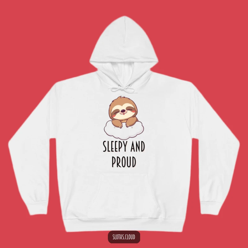 Funny Sleepy Grin Sloth Hoodie: Cozy & Hilarious Relaxation Gear