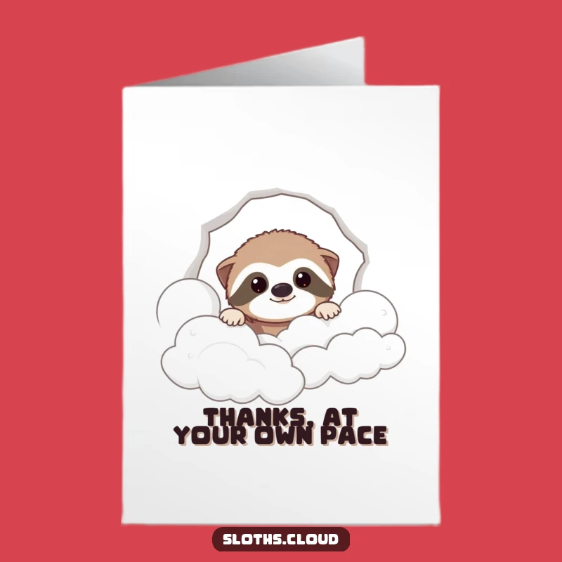 Free Printable Sloth Thank You Card: Express Gratitude with This Funny Downloadable!