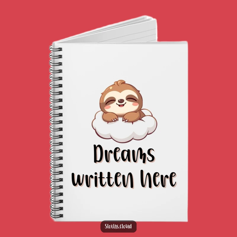 Funny Sloth Cloud Notebook: Blissful Sloth Journal, Cute & Inspiring Funny Gift