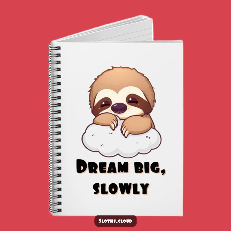Funny Playful Sloth Cloud Notebook: Jot Down Ideas with Hilarious Whimsy