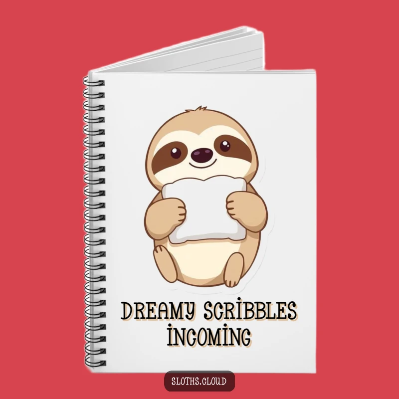 Funny Sloth Pillow Drift Notebook: Sleepy & Hilarious Journal