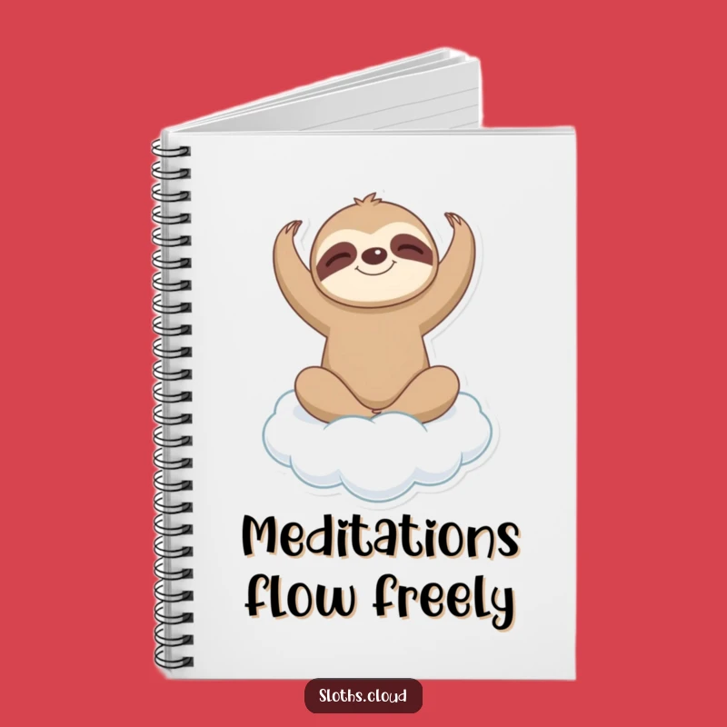 Funny Sloth Yoga Notebook: Gentle Poses, Hilarious Note Companion