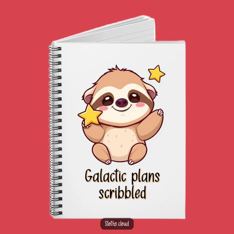 Funny Kawaii Sloth Notebook: Jot Down Bright Ideas with a Silly Grin