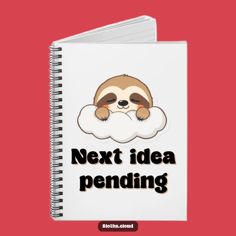 Funny Sleepy Sloth Notebook: Jot Down Dreams, Perfect Funny Gift