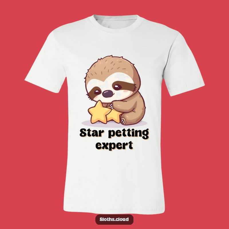 Funny Gentle Sloth Star T-Shirt: Sweet & Hilarious Gift for Kind Souls