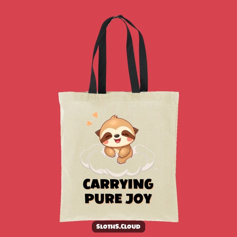 Funny Sloth Bounce Tote Bag: Carry Your Giggles With A Bouncing Sloth