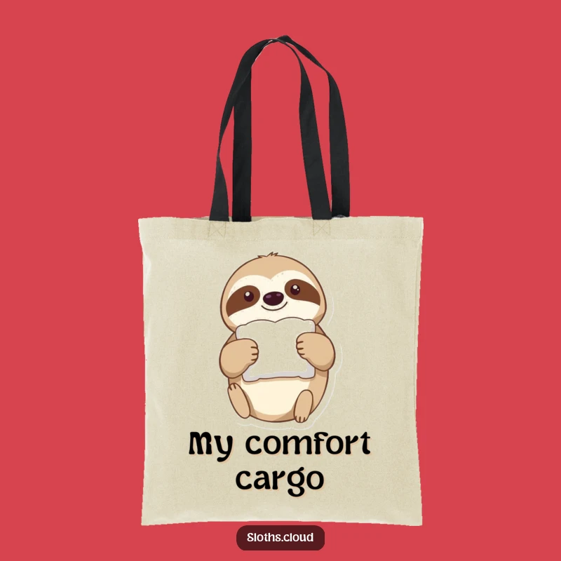 Funny Sloth Pillow Drift Tote Bag: Sleepy & Hilarious Carry-All
